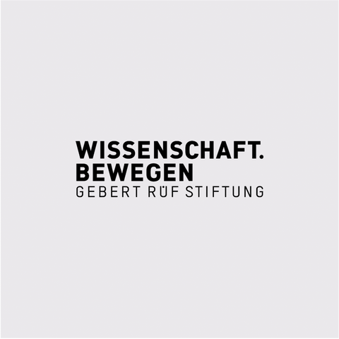 Logo Gebert Rüf Stiftung – Wissenschaft. Bewegen