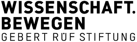 Logo Gebert Rüf Stiftung – Wissenschaft. Bewegen
